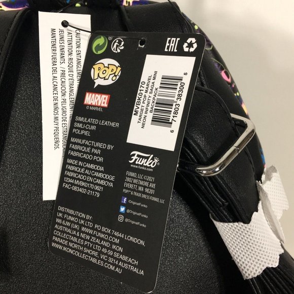 Funko Pop Marvel Infinity Saga Mini Backpack Neon Blacklight Exclusive main image 4